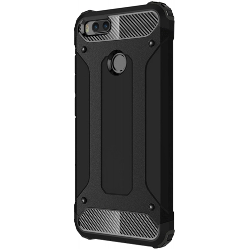 Xiaomi Mi A1 Kılıf Zırhlı Tank Crash Silikon Kapak - Gold