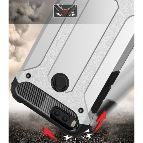 Xiaomi Mi A1 Kılıf Zırhlı Tank Crash Silikon Kapak - Gold