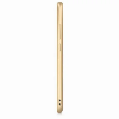 Xiaomi Mi A1 Kılıf İnce Mat Esnek Silikon - Gold