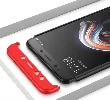 Xiaomi Mi A2 Kılıf 3 Parçalı 360 Tam Korumalı Rubber AYS Kapak  - Siyah
