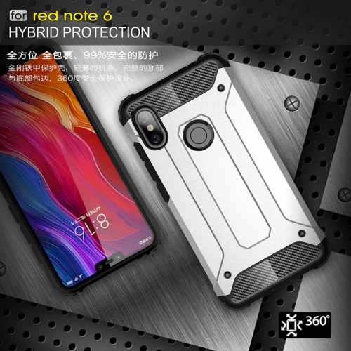 Xiaomi Mi A2 Lite Kılıf Zırhlı Tank Crash Silikon Kapak - Rose Gold