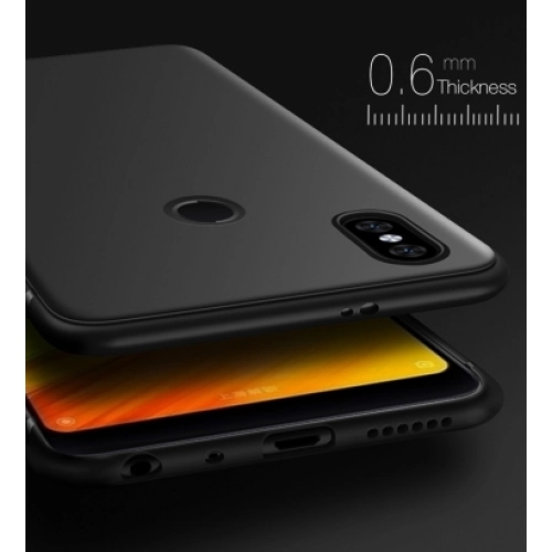 Xiaomi Mi A2 Lite Kılıf İnce Soft Mat Renkli Esnek Silikon Kapak - Lacivert