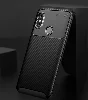 Xiaomi Mi A2 Lite Kılıf Karbon Serisi Mat Fiber Silikon Negro Kapak - Lacivert