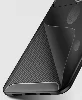Xiaomi Mi A2 Lite Kılıf Karbon Serisi Mat Fiber Silikon Negro Kapak - Lacivert