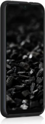 Xiaomi Mi A3 Kılıf İnce Mat Esnek Silikon - Siyah