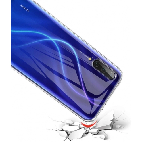Xiaomi Mi A3 Kılıf Kamera Korumalı Esnek Silikon Kapak - Şeffaf