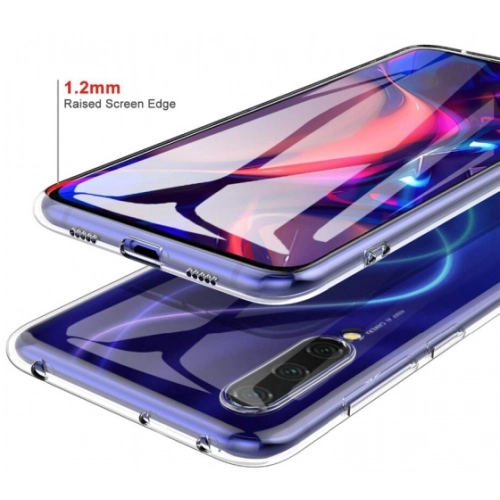 Xiaomi Mi A3 Kılıf Kamera Korumalı Esnek Silikon Kapak - Şeffaf