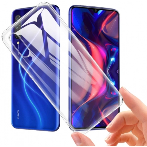 Xiaomi Mi A3 Kılıf Kamera Korumalı Esnek Silikon Kapak - Şeffaf