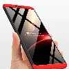 Xiaomi Mi Max 3 Kılıf 3 Parçalı 360 Tam Korumalı Rubber AYS Kapak  - Kırmızı