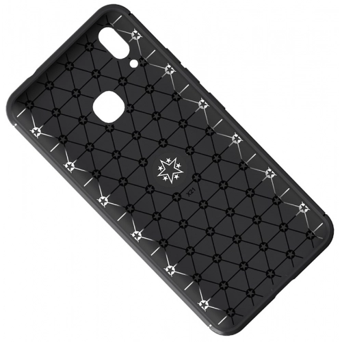 Xiaomi Mi Max 3 Kılıf Renkli Silikon Yüzüklü Standlı Auto Focus Ravel Kapak - Mavi