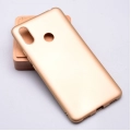 Xiaomi Mi Max 3 Kılıf İnce Soft Mat Renkli Esnek Silikon Kapak - Gold