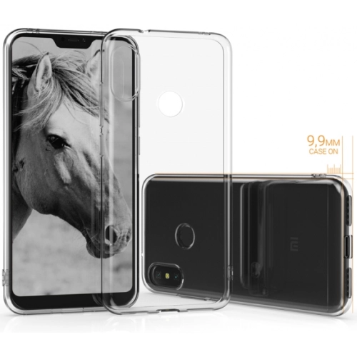 Xiaomi Mi Max 3 Kılıf Ultra İnce Kaliteli Esnek Silikon 0.2mm - Şeffaf