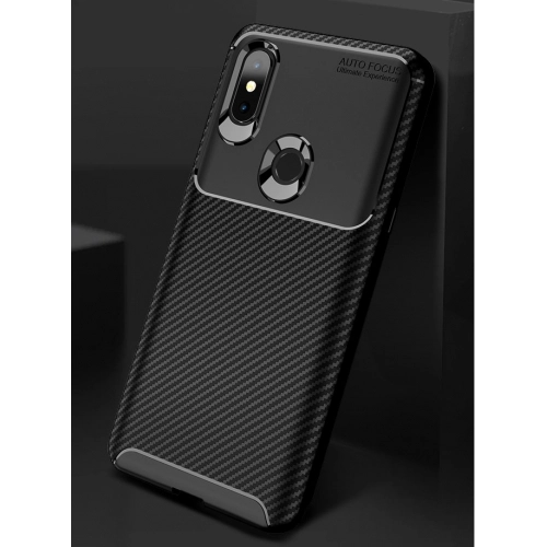 Xiaomi Mi Mix 3 Kılıf Silikon Parmak İzi Bırakmayan Karbon Soft Negro Kapak - Lacivert