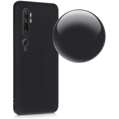 Xiaomi Mi Note 10 Pro Kılıf İnce Soft Mat Renkli Esnek Silikon Kapak - Rose Gold