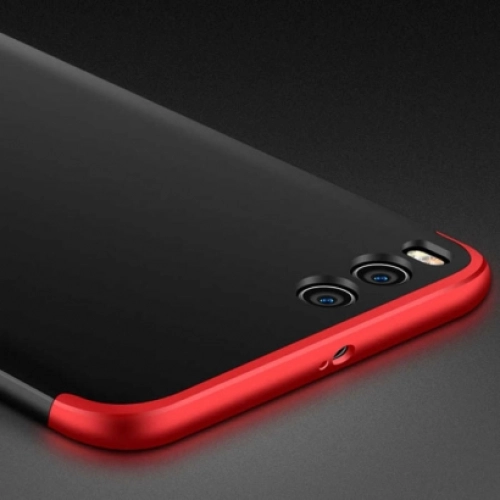 Xiaomi Mi Note 3 Kılıf 3 Parçalı 360 Tam Korumalı Rubber AYS Kapak - Rose Gold