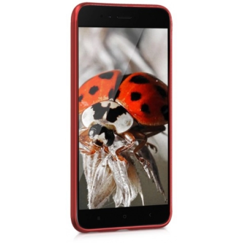 Xiaomi Mi Note 3 Kılıf İnce Soft Mat Renkli Esnek Silikon Kapak - Kırmızı