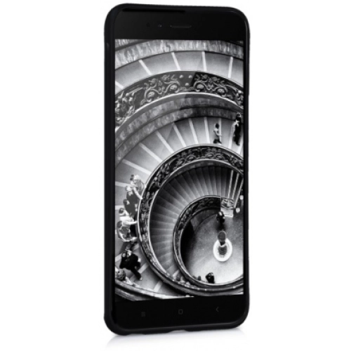 Xiaomi Mi Note 3 Kılıf İnce Soft Mat Renkli Esnek Silikon Kapak - Siyah