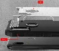 Xiaomi Mi Play Kılıf Zırhlı Tank Crash Silikon Kapak - Rose Gold
