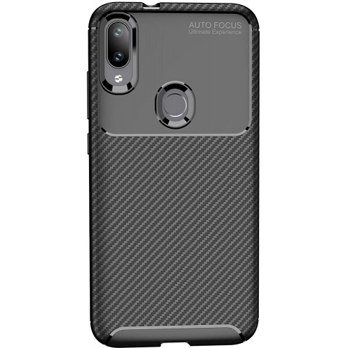 Xiaomi Mi Play Kılıf Silikon Parmak İzi Bırakmayan Karbon Soft Negro Kapak - Siyah