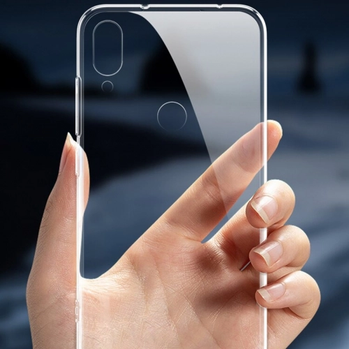 Xiaomi Mi Play Kılıf Kamera Korumalı Esnek Silikon Kapak - Şeffaf