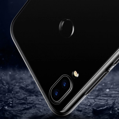 Xiaomi Mi Play Kılıf Kamera Korumalı Esnek Silikon Kapak - Şeffaf