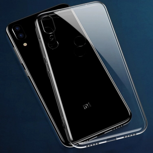 Xiaomi Mi Play Kılıf Kamera Korumalı Esnek Silikon Kapak - Şeffaf