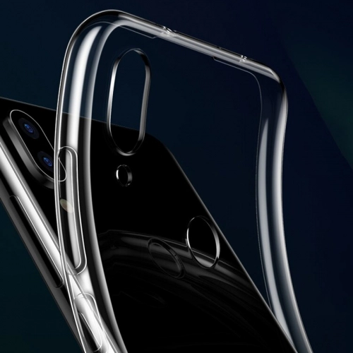 Xiaomi Mi Play Kılıf Kamera Korumalı Esnek Silikon Kapak - Şeffaf