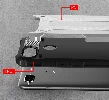 Xiaomi Redmi 6 Kılıf Zırhlı Tank Crash Silikon Kapak - Gri