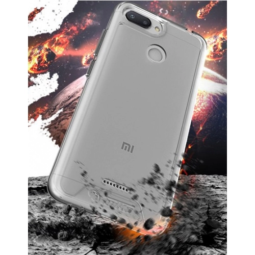 Xiaomi Redmi 6A Kılıf Clear Guard Serisi Gard Kapak - Şeffaf