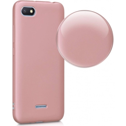 Xiaomi Redmi 6A Kılıf İnce Soft Mat Renkli Esnek Silikon Kapak - Mavi