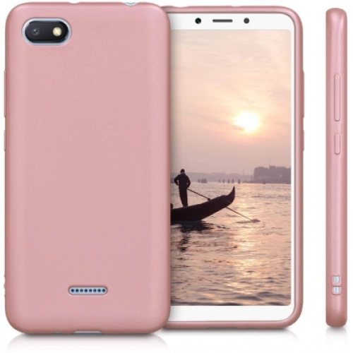 Xiaomi Redmi 6A Kılıf İnce Soft Mat Renkli Esnek Silikon Kapak - Siyah