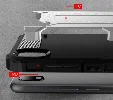 Xiaomi Redmi 7 Kılıf Zırhlı Tank Crash Silikon Kapak - Gri