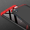 Xiaomi Redmi 7A Kılıf 3 Parçalı 360 Tam Korumalı Rubber AYS Kapak  - Mavi - Siyah