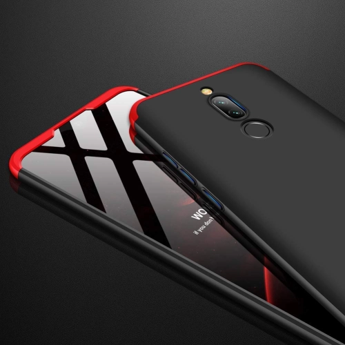 Xiaomi Redmi 8 Kılıf 3 Parçalı 360 Tam Korumalı Rubber AYS Kapak  - Kırmızı