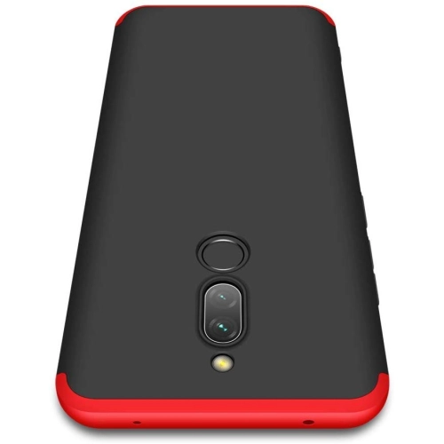 Xiaomi Redmi 8 Kılıf 3 Parçalı 360 Tam Korumalı Rubber AYS Kapak - Kırmızı