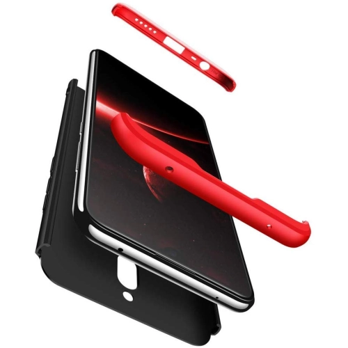 Xiaomi Redmi 8 Kılıf 3 Parçalı 360 Tam Korumalı Rubber AYS Kapak - Kırmızı