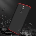 Xiaomi Redmi 8 Kılıf 3 Parçalı 360 Tam Korumalı Rubber AYS Kapak  - Kırmızı