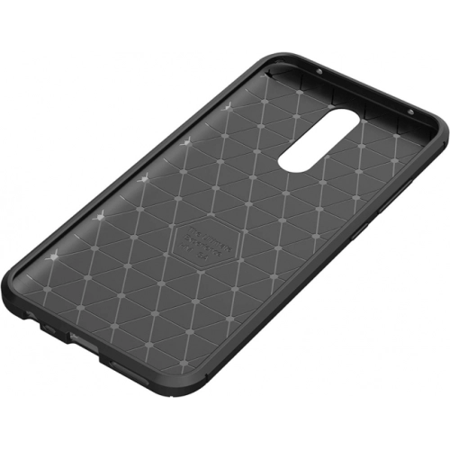 Xiaomi Redmi 8 Kılıf Silikon Parmak İzi Bırakmayan Karbon Soft Negro Kapak - Siyah