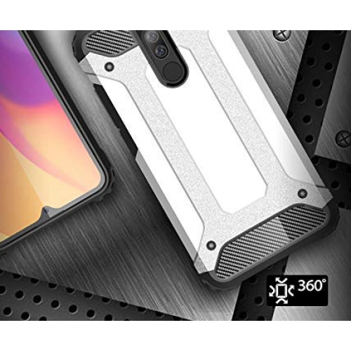Xiaomi Redmi 8A Kılıf Zırhlı Tank Crash Silikon Kapak - Mavi