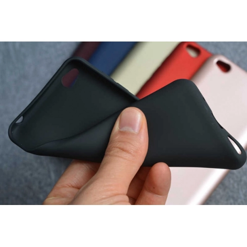 Xiaomi Redmi Go Kılıf İnce Soft Mat Renkli Esnek Silikon Kapak - Mürdüm