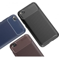 Xiaomi Redmi Go Kılıf Silikon Parmak İzi Bırakmayan Karbon Soft Negro Kapak - Siyah