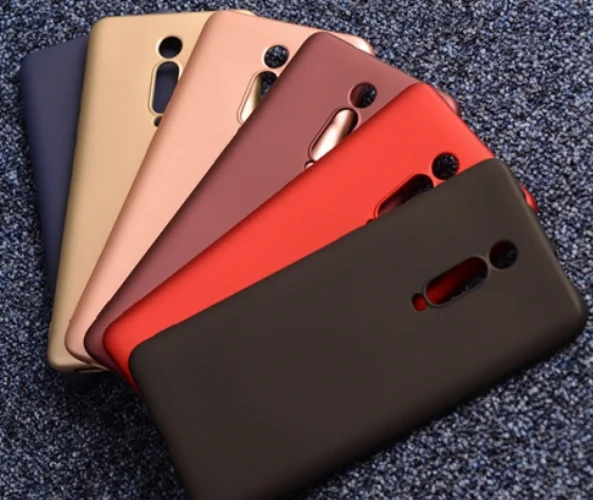 Xiaomi Redmi K20 Kılıf İnce Mat Esnek Silikon - Rose Gold