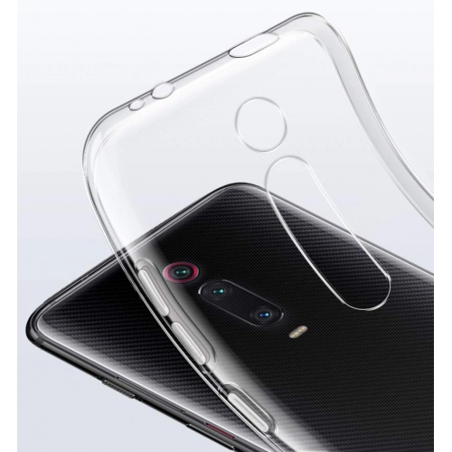 Xiaomi Redmi K20 Kılıf Kamera Korumalı Esnek Silikon Kapak - Şeffaf