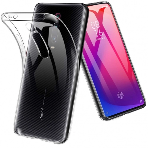 Xiaomi Redmi K20 Kılıf Kamera Korumalı Esnek Silikon Kapak - Şeffaf