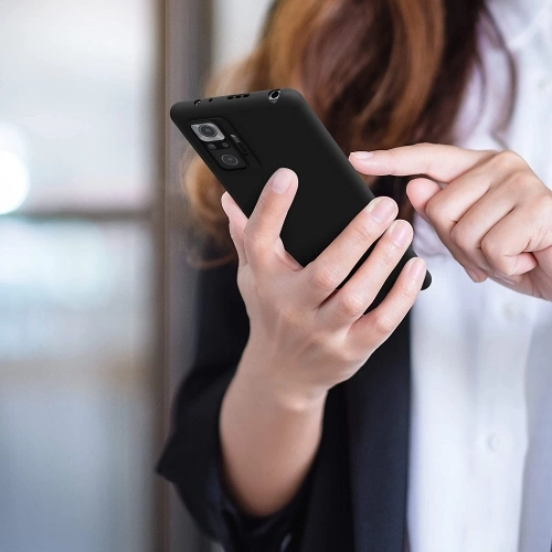 Xiaomi Redmi Note 11 Pro Kılıf İnce Soft Mat Renkli Esnek Silikon Kapak - Siyah