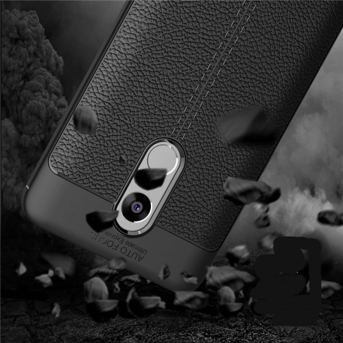 Xiaomi Redmi Note 4X Kılıf Deri Görünümlü Lüks Parmak İzi Bırakmaz Niss Silikon Kapak - Lacivert