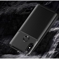 Xiaomi Redmi Note 5 Pro Kılıf Silikon Parmak İzi Bırakmayan Karbon Soft Negro Kapak - Siyah