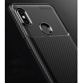 Xiaomi Redmi Note 5 Pro Kılıf Silikon Parmak İzi Bırakmayan Karbon Soft Negro Kapak - Siyah