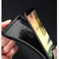 Xiaomi Redmi Note 5 Pro Kılıf Silikon Parmak İzi Bırakmayan Karbon Soft Negro Kapak - Siyah
