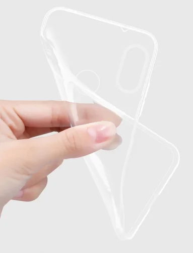 Xiaomi Redmi Note 6 Pro Kılıf Ultra İnce Esnek Süper Silikon 0.3mm - Şeffaf